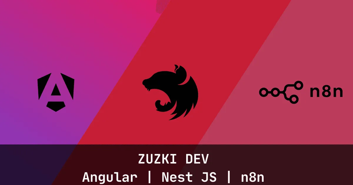 Detrás de Zuzki Dev: Cómo construí mi portfolio con Angular 21, NestJS y flujos automatizados en N8N